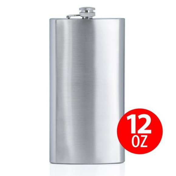 Hip Flask / Pocket Flask / Purse Flask / Liquor Flask 12oz - Picture 6 of 13